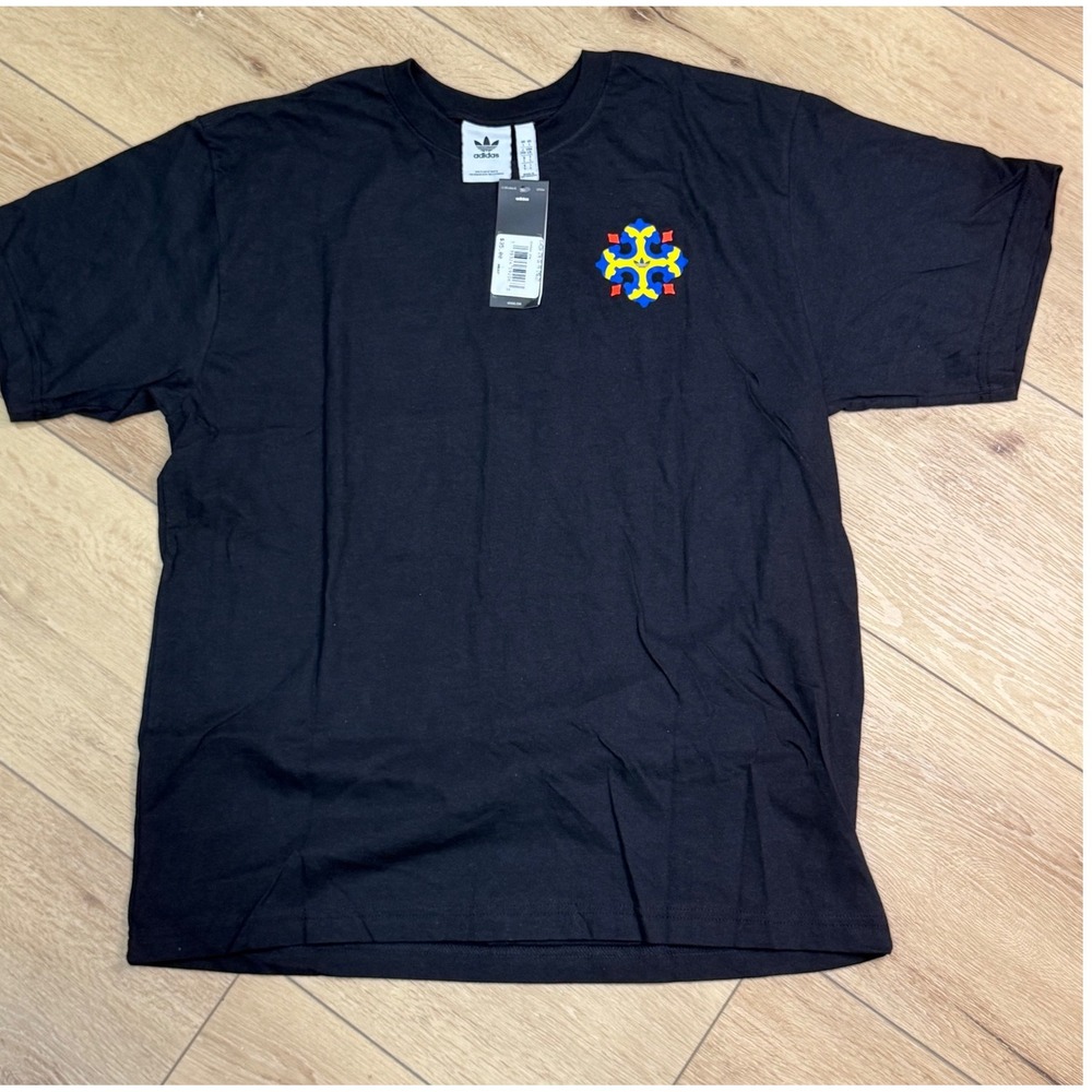Adidas Originals Puerto Rico Graphic T-Shirt Mens Large Black NWT